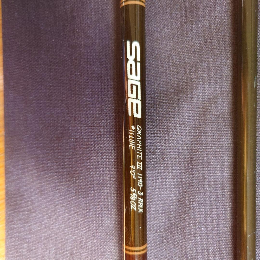 sage Graphite Ⅲ GFL 1190-3 RPLX SAGE Graphite Ⅲ 1190-3 RPLX Fly Fishing Rod | eBay