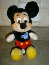 Vntg Disney Original Disneyland Disney World Mickey Mouse Plush 11" Sitting P51