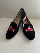 Talbots Ryan Embroidered Suede Loafers Reduced Price 