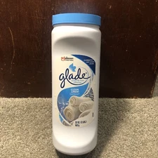 Glade Carpet & Room Refresher CLEAN LINEN Blue, Eliminates Deep Down Odors, 32oz