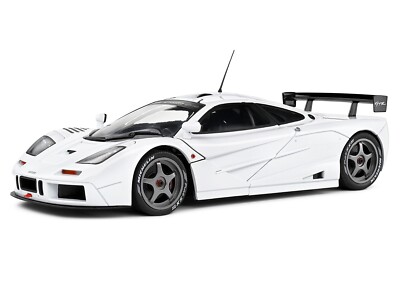 1996 MCLAREN F1 GTR SHORT TAIL WHITE 1/18 DIECAST MODEL CAR BY