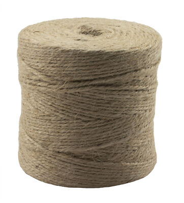 450 Meter Jute Juteschnur Bindfaden Bindeband Paketschnur Pakschnur 3 x 150 m
