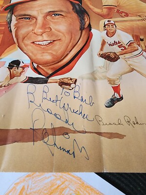 Tristar社2017 Brooks Robinson 直筆 ケース付き 1983 Brooks Robinson Baltimore Orioles Hall Of Fame Poster