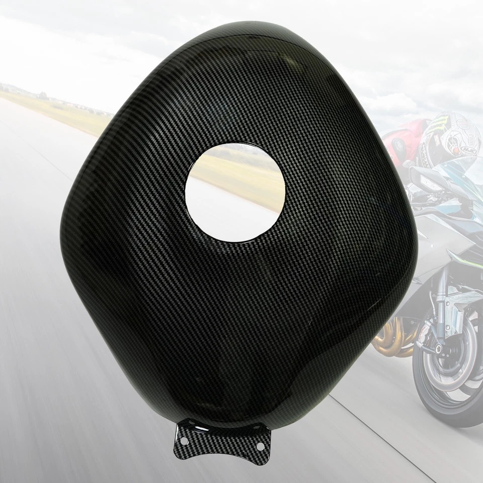 For Kawasaki Ninja ZX6R 2007-2008 Carbon Fiber Painted Fuel Gas Cowl Tank Cover - Imagem 2 de 4