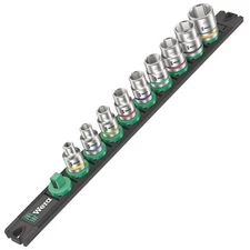 Wera 05005450001 Magnetic Socket Rail B 1 Zyklop Socket Set 9 Psc