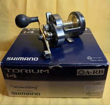 Mulinello da Pesca Shimano Torium 14 Jigging Pulito Revisionato Carbontex Drag Liscio!