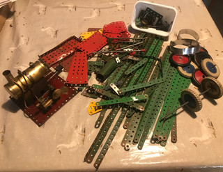 Early Mamod meccano steam engine
