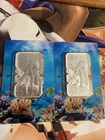 2025 2x Pamp NATURE’S GRIP Octopus 1 Oz Holographic 999 Silver Coin Consecutive