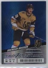2024-25 Upper Deck Credentials Debut Ticket Access Blue /399 Brendan Brisson vm9