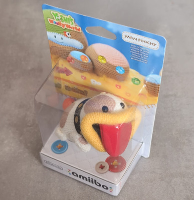 Amiibo Yarn Poochy / Schnuffel Yoshi s Woolly World WII-C-YAAE(EUR) NEU Sealed