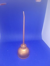 Vintage Machinist Copper Thumb Pump Oil Can Original Sears Price Tag .49 Cents