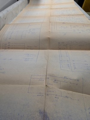 WADELL MACHINE TOOL #2 MACHINE WIRING DRAWING DIAGRAMS SCHEMATIC ELECTRICAL