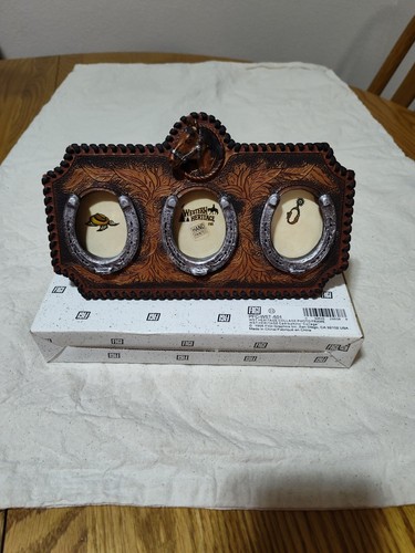 Western Heritage FIGI Graphics 3-D Photo Frame with Three 1 7/8" B1