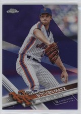2017 Topps Chrome Purple Refractor 144/299 Steven Matz #110 0q3