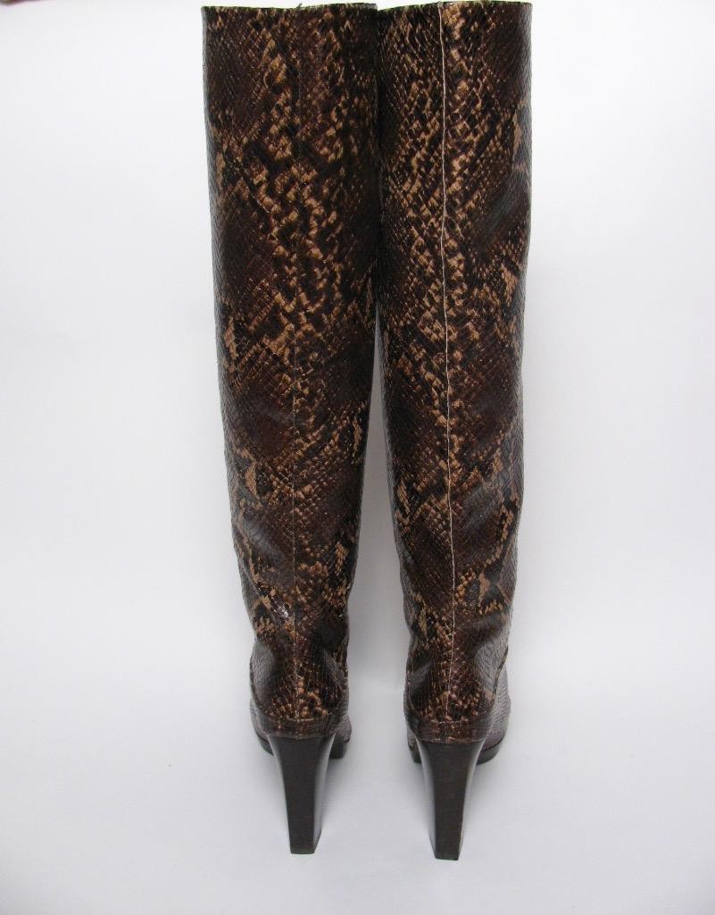 STUART WEITZMAN BOOTS PYTHON SNAKE PRINT LEATHER … - image 6