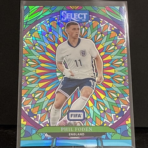 2024-25 Panini Select EPL Phil Foden Stained Glass ** Case Hit SSP ** - Bild 1 von 2