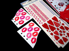 CREATIVE MEMORIES LOT Valentines stickers, hearts, Jolee's Boutique