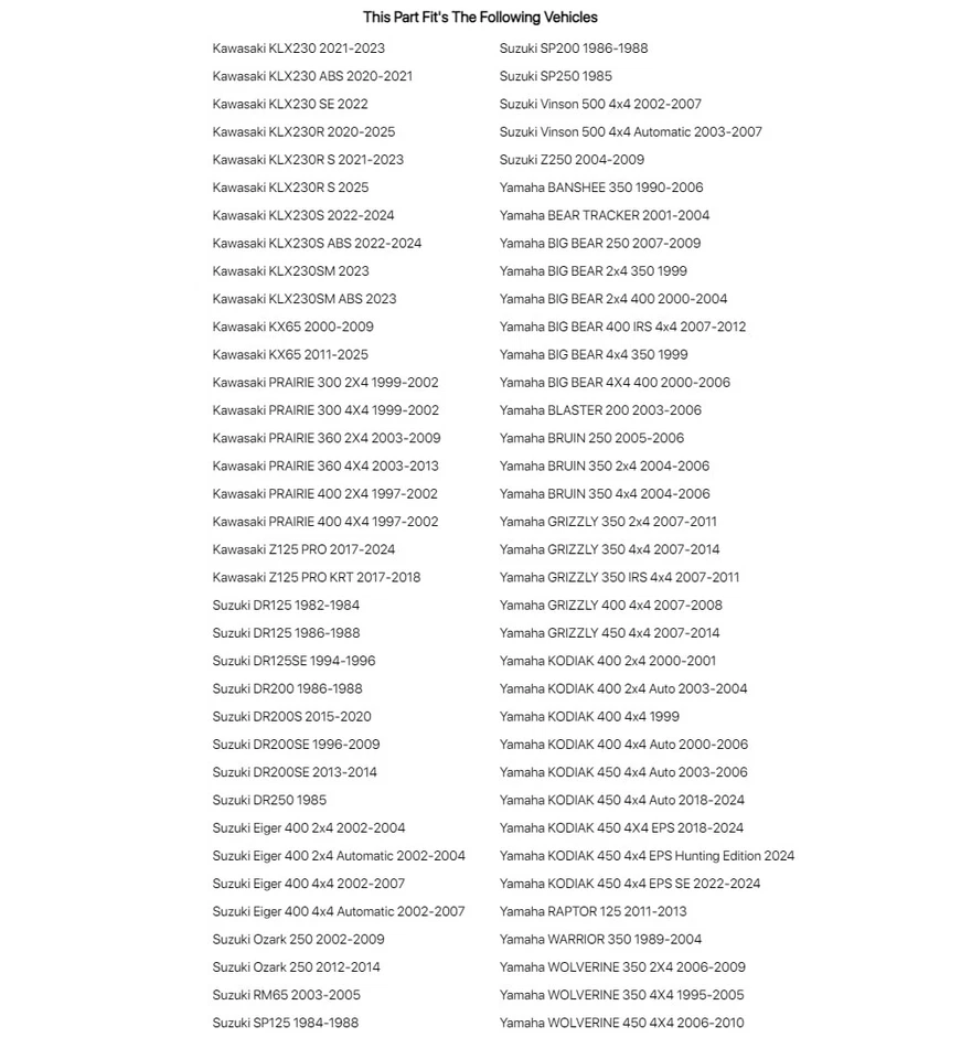 Tusk Brake Pad - Sintered Metal Rear For KAWASAKI Z125 PRO 2017-2022 - Image 3 of 4
