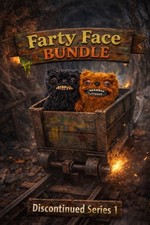 New Fuggler Fart Face Munch Munch Black Fur Funny Ugly Monsters 9" Zuru