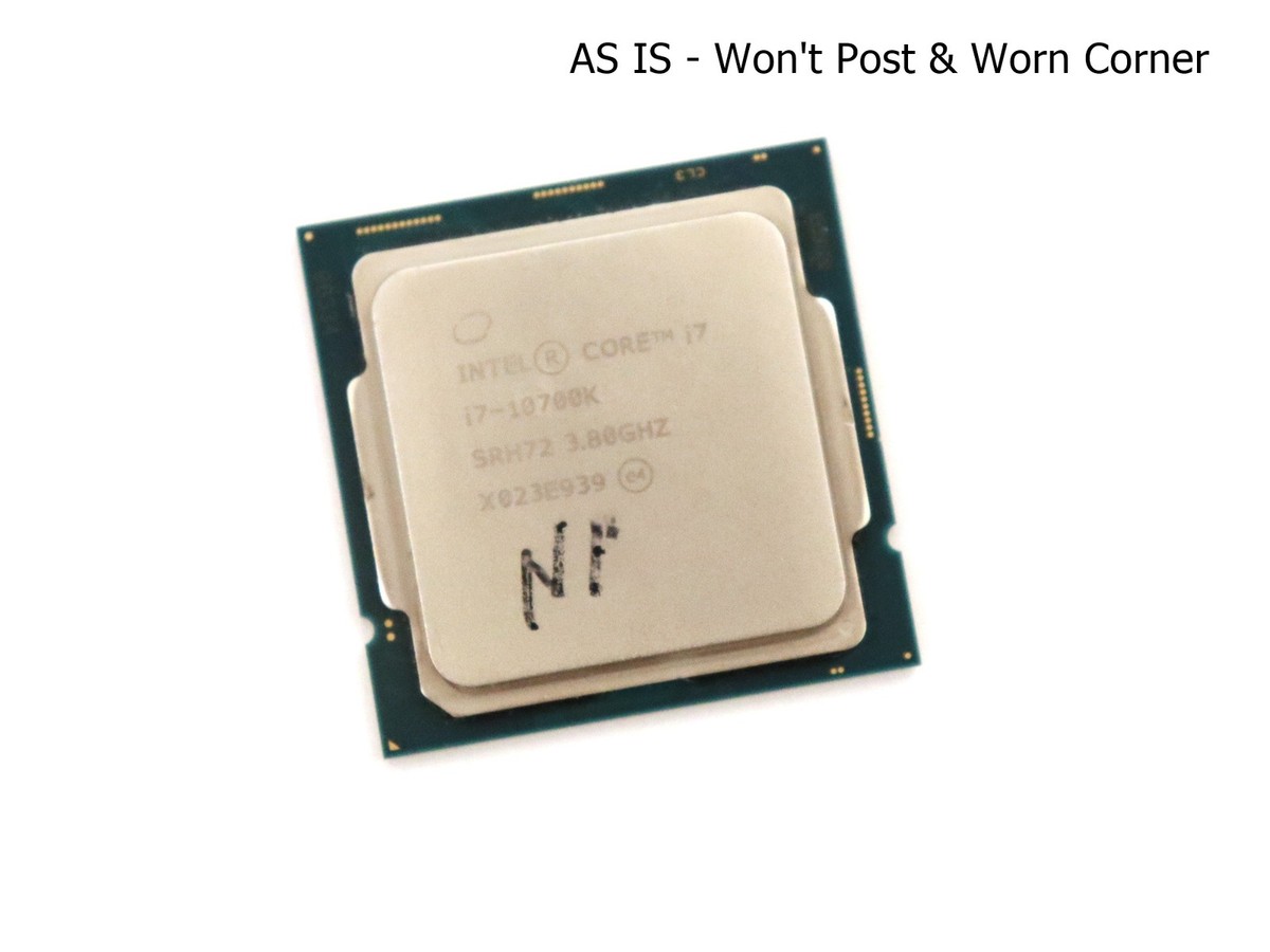CPU Intel Core i7-10700K CPU Intel Core i7-10700K 8-Core 3.8GHz SRH72 16MB CPU Socket 1200 - AS
