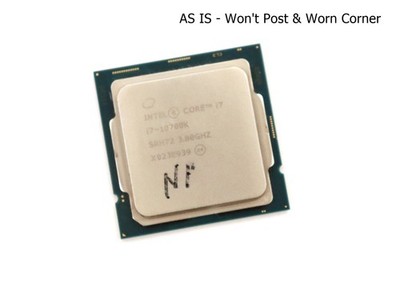 Intel Core i7-10700K 8-Core 3.8GHz SRH72 16MB CPU Socket 1200 - AS IS Won't Post