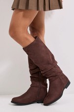Dorothy Perkins Brown Knee High Boots Womens Casual Boots
