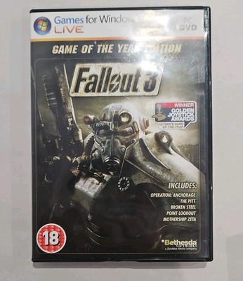  Fallout 3: Game of the Year Edition GOTY [2009] PC 2 Discs 