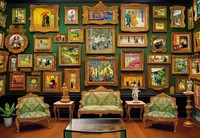 Puzzle (1000 T.) In Der Kunstgalerie (Castorland) Neu/Ovp