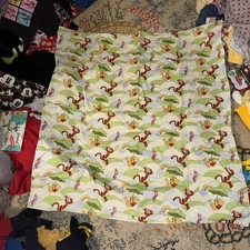 Vintage Winnie The Pooh Blanket 40 Inch X 45 Inches