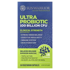 2 X Sunwarrior, Ultra Probiotic, 30 Vegetarian Capsules