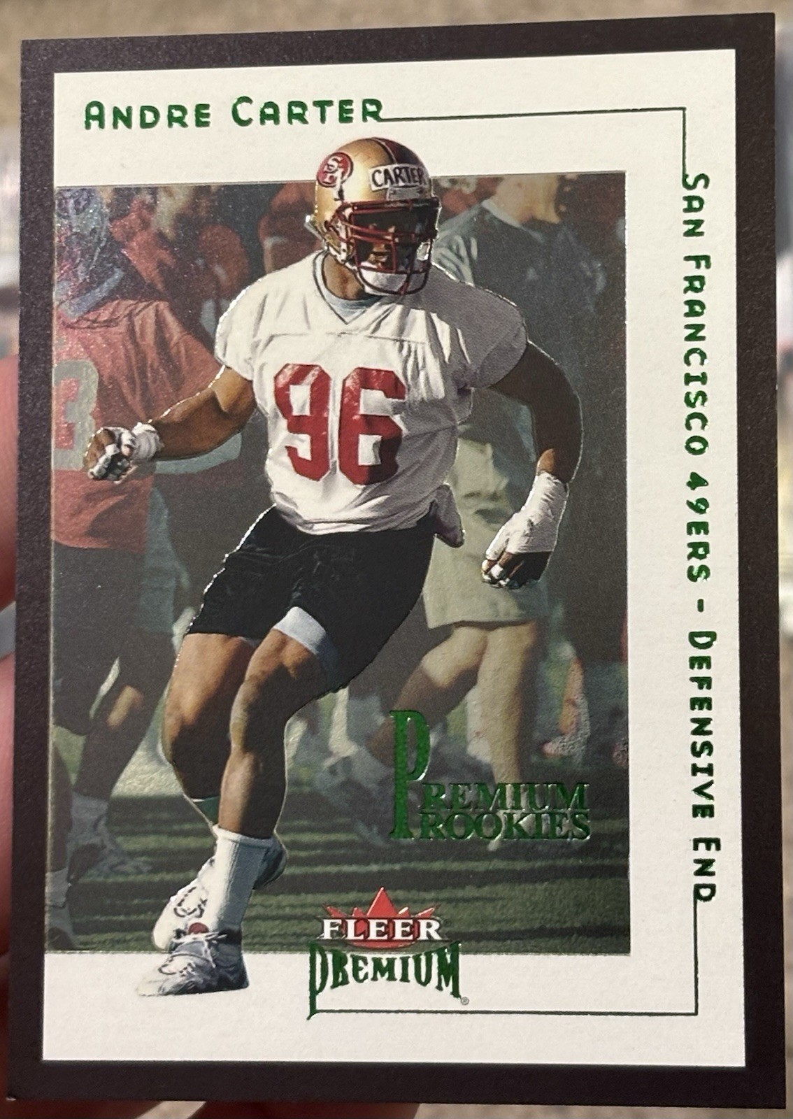 Andre Carter 2001 Fleer Premium Premium Rookies /2001 San Francisco 49ers #240