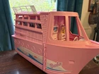 VINTAGE 2002 LARGE PINK FOLD OUT BARBIE CRUISE SHIP