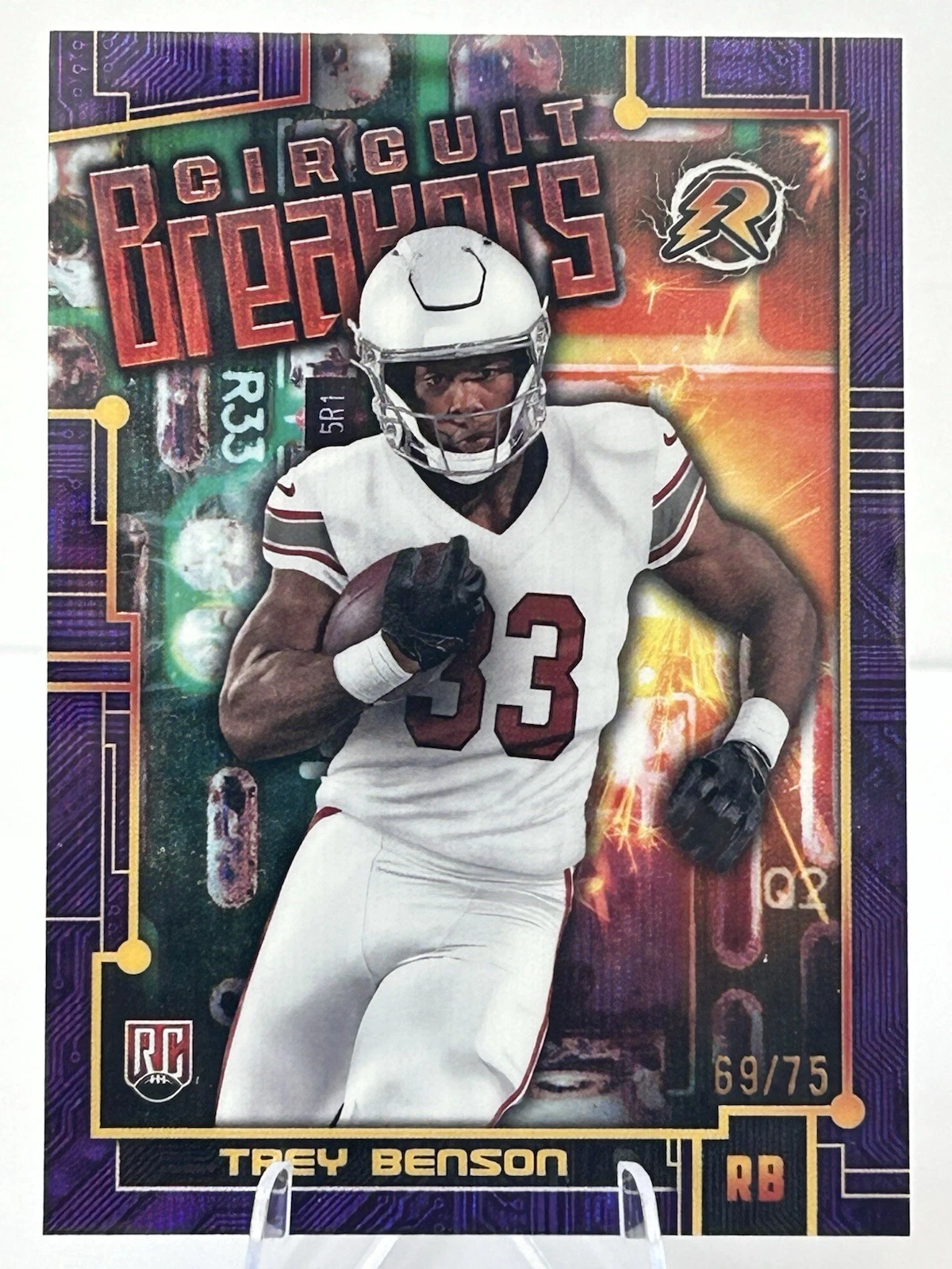 Trey Benson Topps Resurgence Circuit Breakers #CB11 Teal Surge
