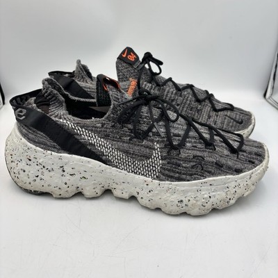 Nike Space Hippie 04 Shoes Mens Size 12 Grey Crater Foam Recycled CZ6398-002