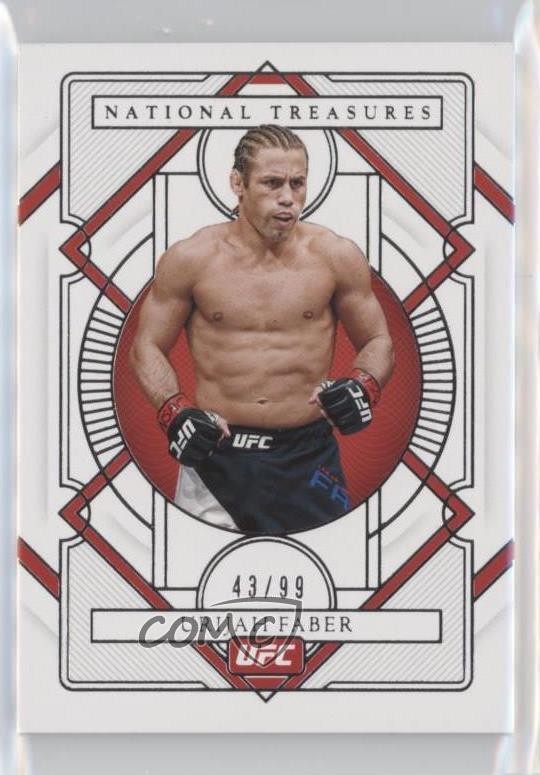 2021 Panini Chronicles UFC National Treasures 43/99 Urijah Faber #348 ux8