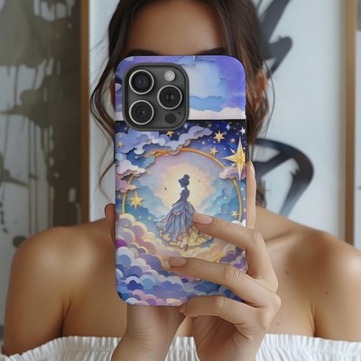 Cinderella Dream Stained Glass Effect Phone Case