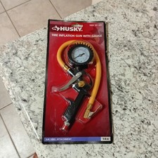 Pistola de inflado de neumáticos Husky Tool con calibre 1/4 pulgada 10PSI-150PSI