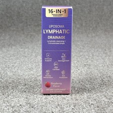 Lymphatic Drainage Drops 16-in-1 Liposomal Lymph Cleansing Liquid Gut Health