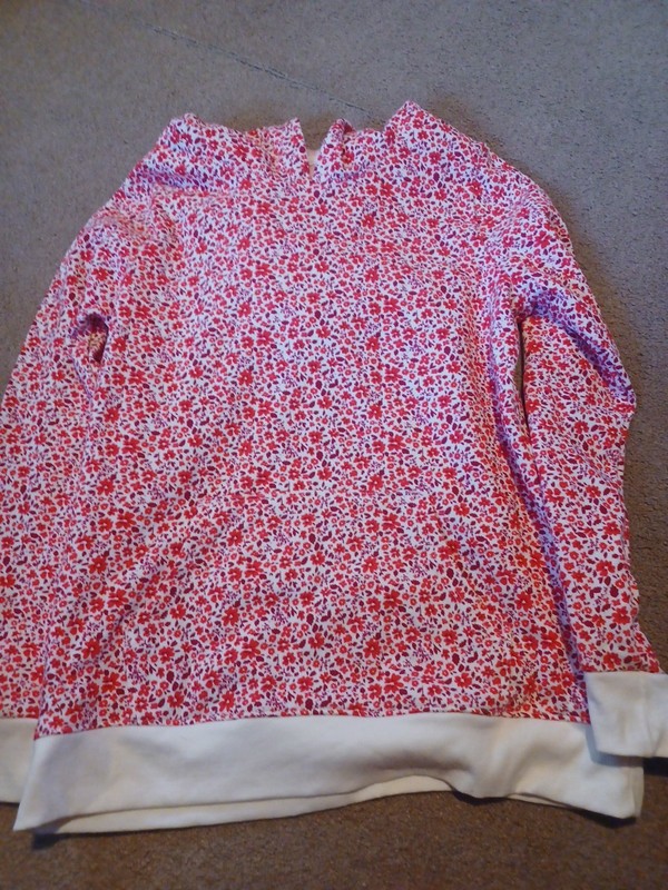 Cat & Jack Girls XL 14/16 flowered Hoodie New