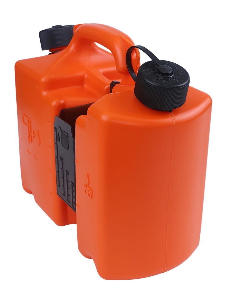 5L Dual Compartment Combi Can for Fuel and Chain Oil with Tool Holders