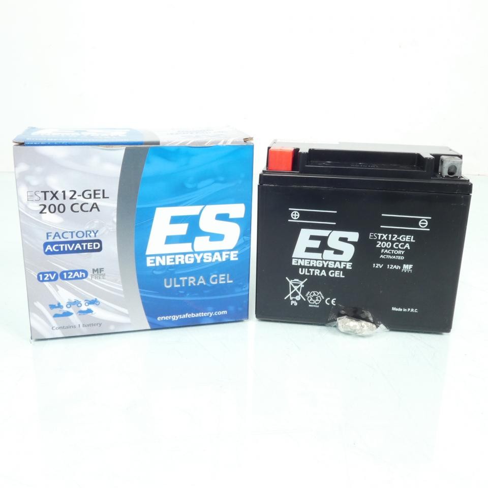 Batterie YTX12 12V Energysafe SLA pour scooter Benelli 250 Velvet haute performance