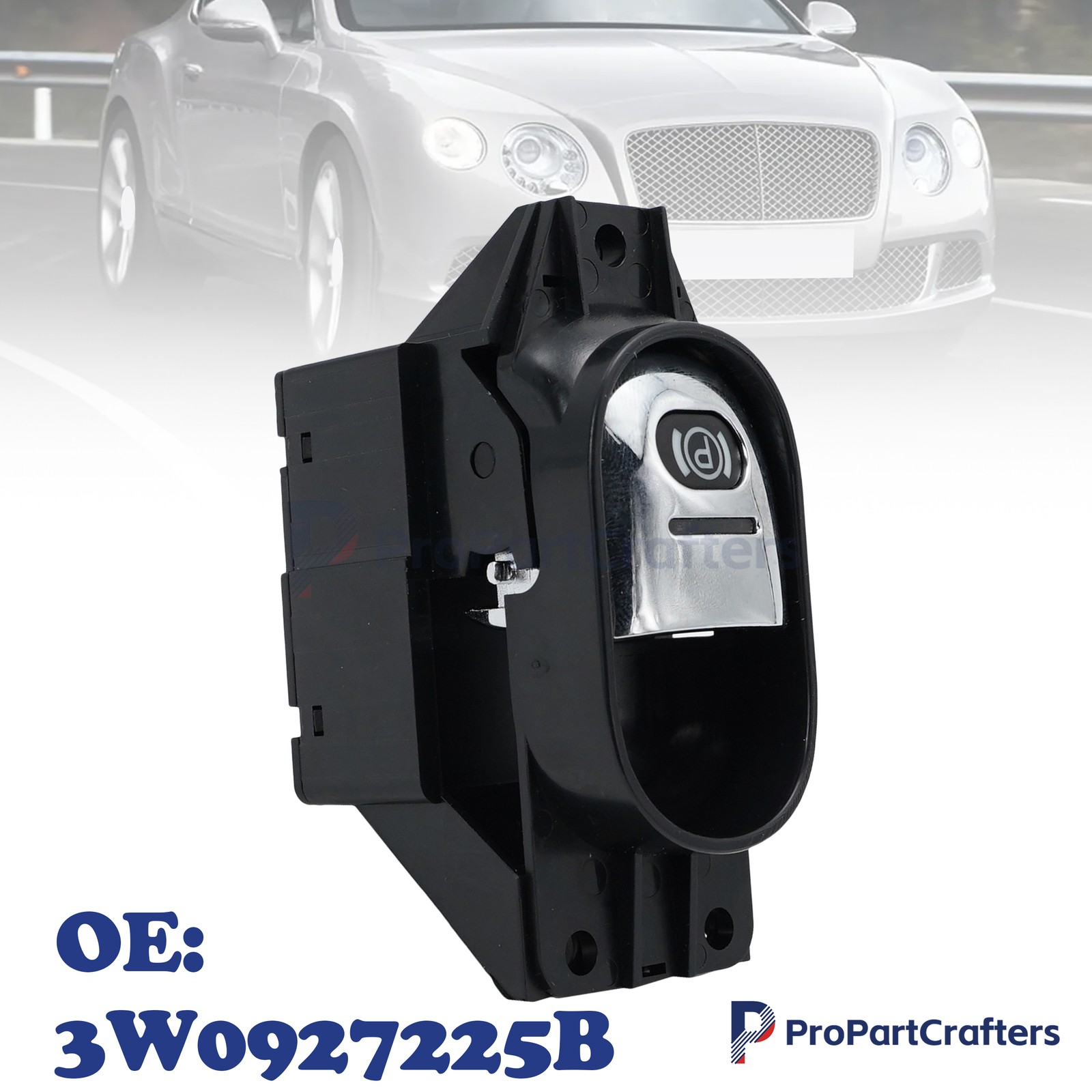 Bentley Continental GT 2004-2011 Parking brake switch P/N 3W0927225B