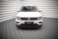 Maxton Design Frontlippe Passend FüR VW Tiguan Mk2 Schwarz Hochglanz