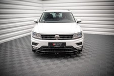 Maxton Design Frontlippe passend für VW Tiguan Mk2 schwarz Hochglanz