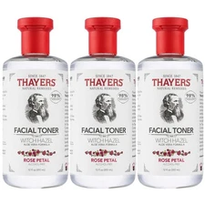 THAYERS Alcohol-Free, Hydrating Rose Petal Witch Hazel Toner with Aloe Vera, 12