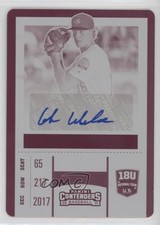2017 Panini Elite Extra Edition Printing Plate Magenta 1/1 Cole Wilcox a8r