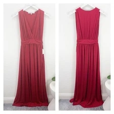 NWT NEW Lovers + Friends Maxi Dress Raspberry Pink Revolve Size Small S