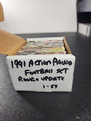 1991 Action Packed Football Rookie Update Complete Set 1-84 Favre RC - Picture 2 of 3