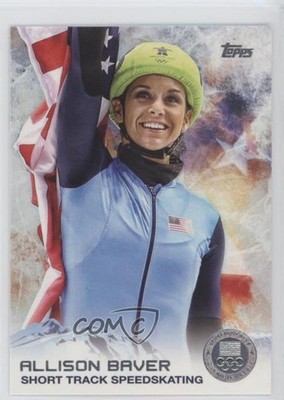 2014 Topps US Olympic & Paralympic Team and Hopefuls Silver Allison Baver #6 1d3