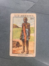 1933-35 La Felsinea ABISSINIA Serie II DONNA ISSA #24 FIGURINA ANTEGUERRA